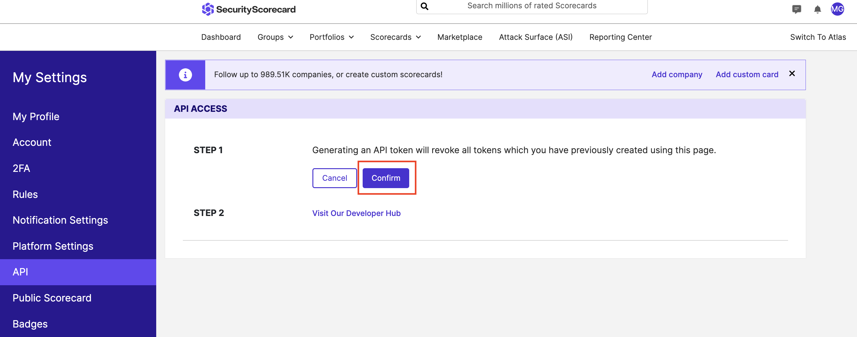 create-api-tokens-for-the-securityscorecard-platform-help-center